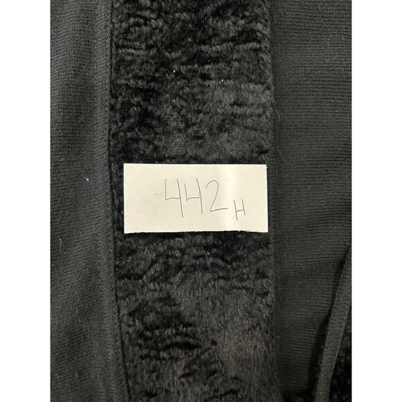Marks and Spencer St. Michael Shawl Collar Black Wrap Poncho Coat OSFM - Picture 8 of 9